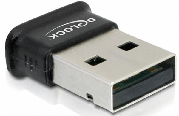 N-61889 | Delock USB 2.0 - Bluetooth V4.0 - Kabelgebunden - USB - Bluetooth - 3 Mbit/s - Schwarz | 61889 | PC Komponenten