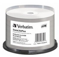Verbatim DataLifePlus - DVD+R DL - Spindel - 50 Stück(e) - 8,5 GB