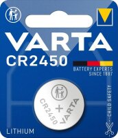 I-06450101401 | Varta CR 2450 - Einwegbatterie - Lithium - 3 V - 1 Stück(e) - 570 mAh - 5 mm | 06450101401 | Zubehör