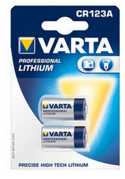 I-06205301402 | Varta CR123A - Einwegbatterie - Lithium - 3 V - 2 Stück(e) - 1600 mAh - Silber | 06205301402 | Zubehör
