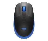 I-910-005907 | Logitech M190 - Beidhändig - Optisch - RF Wireless - 1000 DPI - Schwarz - Blau | 910-005907 | PC Komponenten