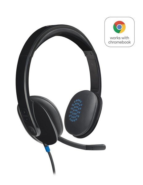 I-981-000480 | Logitech H540 USB Computer Headset - Kopfhörer - Kopfband - Büro/Callcenter - Schwarz - Binaural - Digital | 981-000480 | Audio, Video & Hifi