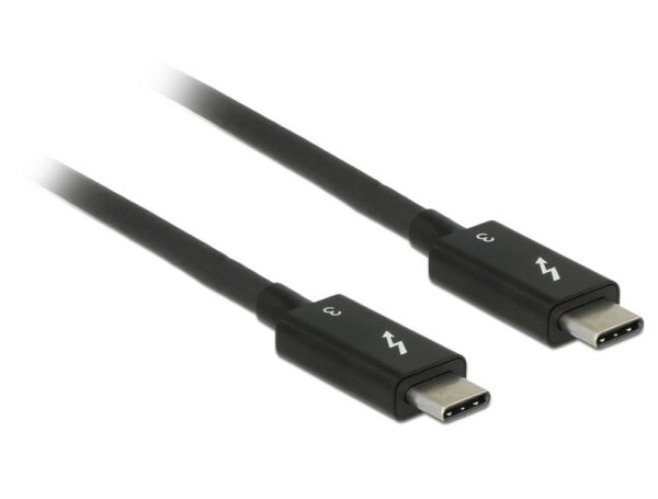 N-84844 | Delock 84844 - 0,5 m - USB C - USB C - USB 3.2 Gen 2 (3.1 Gen 2) - Männlich/Männlich - Schwarz | 84844 | Zubehör