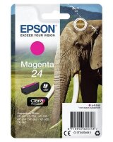 Y-C13T24234012 | Epson Elephant Singlepack Magenta 24 Claria Photo HD Ink - Standardertrag - Tinte auf Pigmentbasis - 4,6 ml - 360 Seiten - 1 Stück(e) | C13T24234012 | Tintenpatronen |
