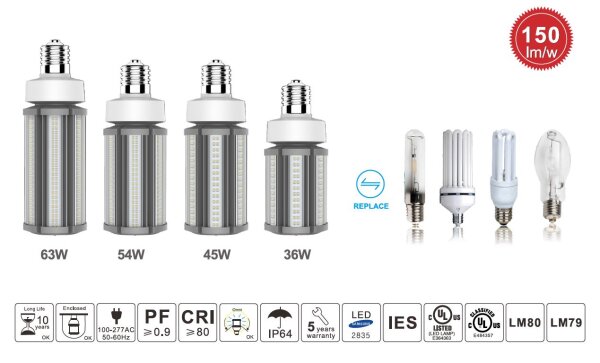 L-S21-LED-G00014 | Synergy 21 HID Corn Retrofit E40 360° 63W nw mit ii | S21-LED-G00014 | Elektro & Installation