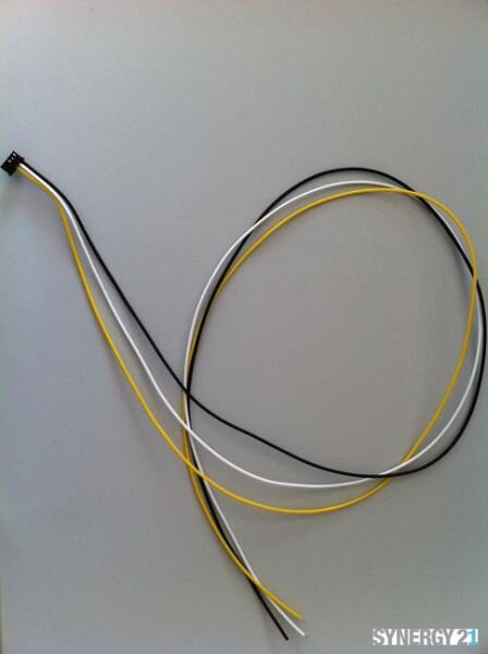 Synergy 21 91283. Typ: Beleuchtungsstecker, Produktfarbe: Schwarz, Weiß, Gelb. Länge (mm): 100 cm