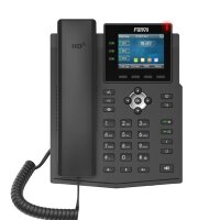 Fanvil X3U - IP-Telefon - Schwarz - Kabelgebundenes Mobilteil - Im Band - Out-of band - SIP-Info - 6 Zeilen - 1000 Eintragungen
