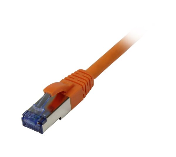 L-S217155 | Synergy 21 Patchkabel RJ45 CAT6A 500Mhz 0.5m orange S-STP S/FTP Komponent getestet AWG26 - Kabel - Netzwerk | S217155 | Zubehör