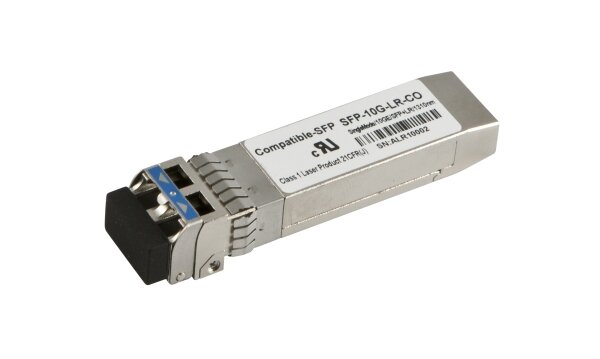 Cisco SFP-10G-LR-C. SFP Transceiver-Typ: Faseroptik, Maximale Datenübertragungsrate: 10000 Mbit/s, Schnittstelle: SFP+