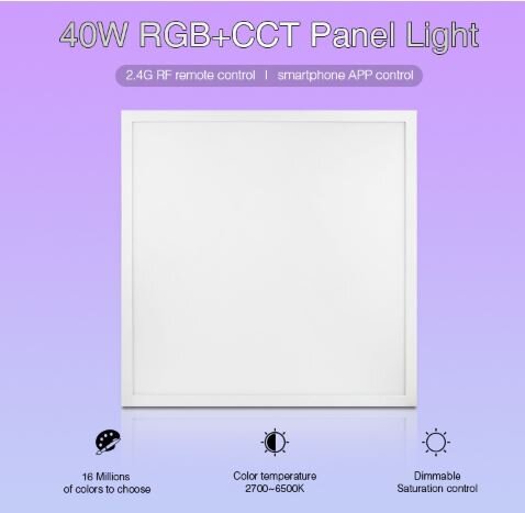 L-FUTL01 | Synergy 21 LED light panel 40W RGB+CCT*Milight/Miboxer* | FUTL01 | Elektro & Installation