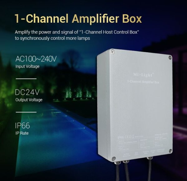 L-SYS-PT2 | Synergy 21 LED Subordinate Controller 1-Channel Amplifier Box IP66 | SYS-PT2 | Elektro & Installation