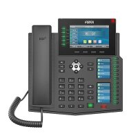Fanvil X6U - IP-Telefon - Schwarz - Kabelgebundenes Mobilteil - 20 Zeilen - LCD - 10,9 cm (4.3 Zoll)