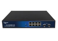 ALLNET ALL-SG8208PF-10G - Unmanaged - L2 - Gigabit Ethernet (10/100/1000) - Gigabit Ethernet - Power over Ethernet (PoE) - Rack-Einbau