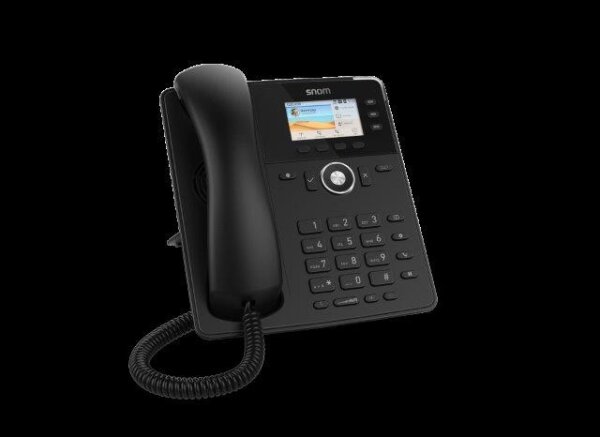 L-4397 | Snom Tischtelefon D717 - IP-Telefon - Schwarz - Kabelgebundenes Mobilteil - Im Band - Out-of band - SIP-Info - 3 Zeilen - 1000 Eintragungen | 4397 | Telekommunikation