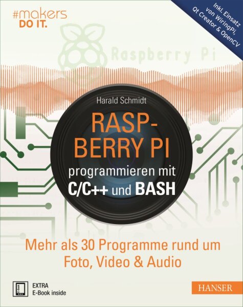 L-HV-RPPCB | Hanser Verlag Raspberry Pi programmieren mit C/C++ und Bash Buch - Buch | HV-RPPCB | Verbrauchsmaterial