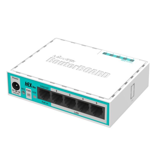 L-RB750GL | MikroTik RB750GL - Ethernet-WAN - Gigabit Ethernet - Weiß | RB750GL | Netzwerktechnik