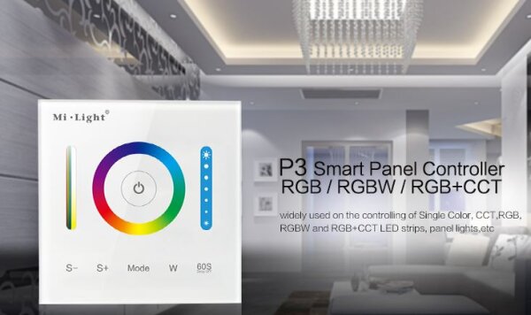 L-P3 | Synergy 21 LED Fernbedienung Smart Panel Controller RGB/RGBW/RGB+CCT | P3 | Elektro & Installation