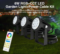 L-FUTC08A | Synergy 21 LED Garten Lampe 6W RGB-WW Set mit...