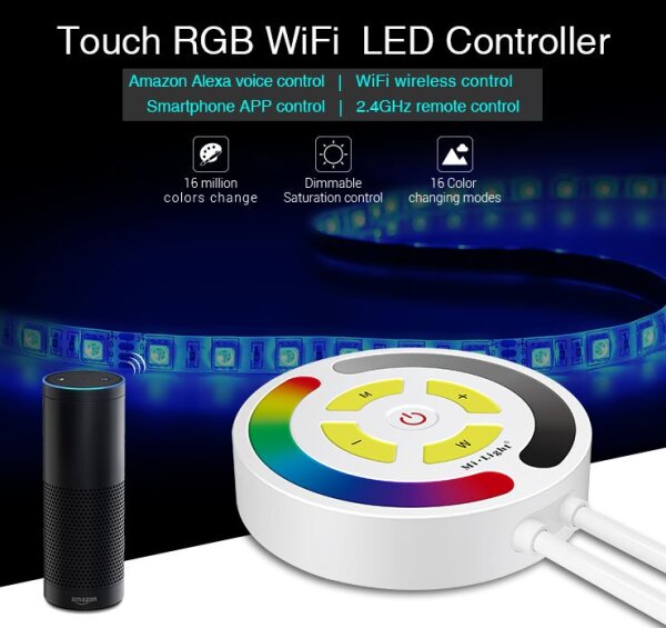 L-YL1 | Synergy 21 LED Controller Touch RGB WiFi*Milight/Miboxer* Alexa Serie | YL1 | Elektro & Installation