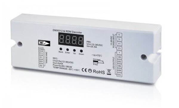 L-S21-LED-SR000107 | Synergy 21 Controller DMX 512 4*5A 16bit | S21-LED-SR000107 | Elektro & Installation