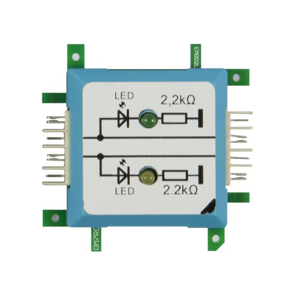 L-ALL-BRICK-0626 | ALLNET BrickRknowledge LED dual auf Masse grün & gelb Signal durchverbunden | ALL-BRICK-0626 | Elektro & Installation
