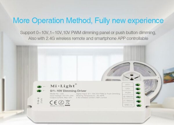 L-LS4 | Synergy 21 LED Controller 0-10V*Milight/Miboxer* | LS4 | Elektro & Installation