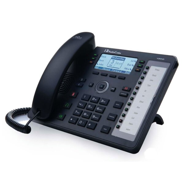 AudioCodes 430HD SIP IP Phone - VoIP-Telefon - SIP SDP - VoIP-Telefon - Voice-Over-IP