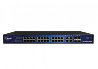 ALLNET ALL-SG8428PM gemanaged L2 Gigabit Ethernet (10/100/1000) Energie Über Ethernet (PoE) Unterstützung 1U Schwarz Netzwerk-Switch