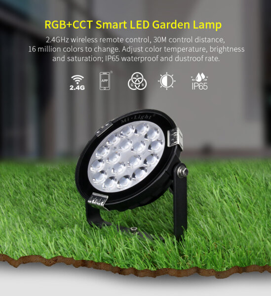 L-FUTC02-V2 | Synergy 21 LED Garten Lampe 9W RGB-WW mit Funk und WLAN IP65 230V V2 | FUTC02-V2 | Elektro & Installation