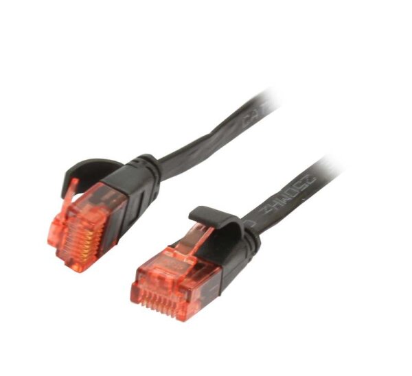 Synergy 21 S216180V2 - 0,25 m - Cat6 - U/UTP (UTP) - RJ-45 - RJ-45 - Schwarz