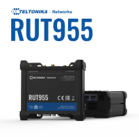 L-RUT955T033B0 | Teltonika RUT955 - Wi-Fi 4 (802.11n) - Einzelband (2,4GHz) - Eingebauter Ethernet-Anschluss - 3G - Schwarz - Tabletop-Router | RUT955T033B0 | Netzwerktechnik
