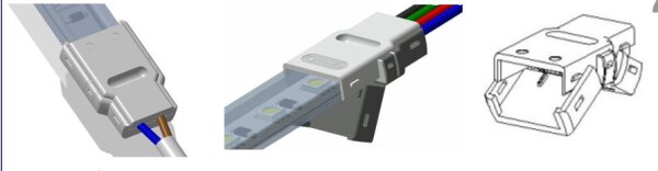 L-S21-LED-001217 | Synergy 21 FLEX Strip zub. Easy Connect to Wire 12/14mm IP67 | S21-LED-001217 | Elektro & Installation