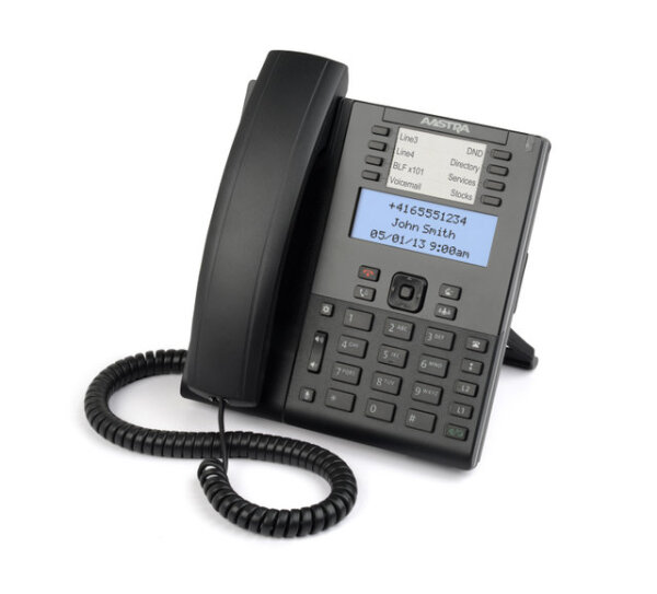 L-80C00001AAA-A | Mitel 80C00001AAA-A - IP-Telefon - Schwarz - Kabelgebundenes Mobilteil - Benutzer - 9 Zeilen - LCD | 80C00001AAA-A | Telekommunikation