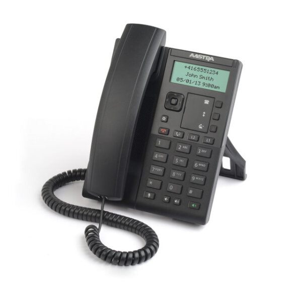 L-80C00005AAA-A | Mitel 6863 - IP-Telefon - Schwarz - Kabelloses Mobilteil - Benutzer - 2 Zeilen - LCD | 80C00005AAA-A | Telekommunikation