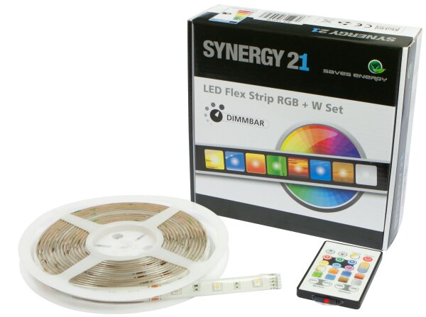 L-S21-LED-A00156 | Synergy 21 Flex Strip RGB-W DC12V KOMPLETT Set V2 | S21-LED-A00156 | Elektro & Installation