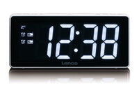 I-A003000 | Lenco GmbH Uhrenradio CR-30 2408126 3Zoll-Display weiß | A003000 | Audio, Video & Hifi