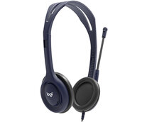 I-991-000265 | Logitech Kabelgebundenes 3,5-mm-headset mit mikrofon - 5-pack - Kopfhörer - Kopfband - Anrufe & Musik - Schwarz - Blau - Binaural - 1,3 m | 991-000265 | Audio, Video & Hifi