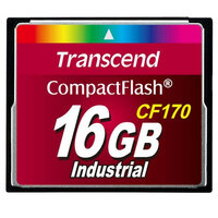 Transcend CF170 - 16 GB - Kompaktflash - MLC - 90 MB/s - 60 MB/s - Hitzebeständig - Schockresistent