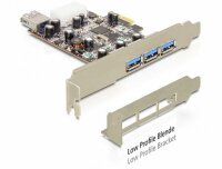 X-89281 | Delock PCI Express Card > 3 x extern + 1 x intern USB 3.0 - USB-Adapter - PCI Express x1 | 89281 | PC Komponenten