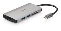 X-DUB-M810 | D-Link DUB-M810 - Kabelgebunden - USB 3.2 Gen 1 (3.1 Gen 1) Type-C - 100 W - IEEE 802.3 - IEEE 802.3ab - IEEE 802.3u - IEEE 802.3x - Silber - MicroSD (TransFlash) - SD - SDHC - SDXC | DUB-M810 | Zubehör | GRATISVERSAND :-) Versandkostenfrei b