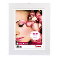 Hama Rahmenloser Bildhalter Clip-Fix, Anti-Reflex-Glas, 21 x 29,7 cm, DIN A4