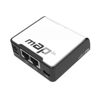 L-RBMAP2ND | MikroTik mAP - 10,100 Mbit/s - IEEE 802.11b,IEEE 802.11g,IEEE 802.11n,IEEE 802.3af,IEEE 802.3at - USB Typ-B - 24 V - 0,8 A - Tisch | RBMAP2ND | Netzwerktechnik