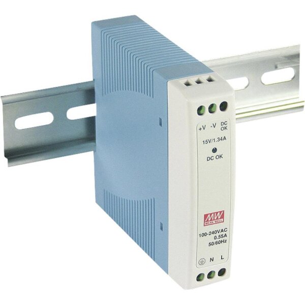 L-MDR-10-5 | Meanwell MEAN WELL MDR-10-5 - 10 W - 85 - 264 V - 47 - 63 Hz - 0.33 A - 120 ms - 77% | MDR-10-5 | PC Komponenten