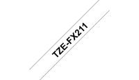 Y-TZEFX211 | Brother TZe-FX211 - Schwarz auf weiss - TZe - Schwarz - Wärmeübertragung - Brother - PT-2100VP - PT-2730 - PT-7600 - PT-2430PC - PT-2700 - PT-9600 - PT-9700PC - PT-9800PCN | TZEFX211 | Papier, Folien, Etiketten |