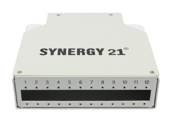 L-S215687 | Synergy 21 LWL-Patchpanel für Hutschiene DIN 12xLC-Duplex/SC-Simplex-Buchsen ohne Kupplungen - Kabel | S215687 | Zubehör