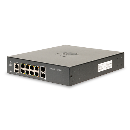 L-MX-EX1010XXA-E | Cambium Networks cnMatrix EX1010 Intelligent Ethernet Switch 8 1-Gbps and - Switch - Glasfaser (LWL) | MX-EX1010XXA-E | Netzwerktechnik