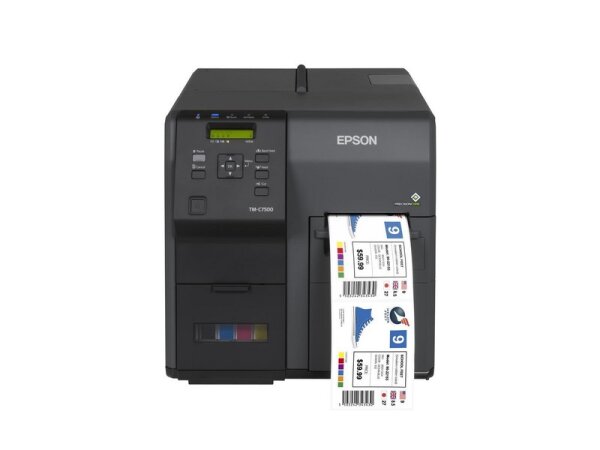 Y-C31CD84312 | Epson ColorWorks C7500G - Tintenstrahl - 600 x 1200 DPI - 300 mm/sek - Schwarz | C31CD84312 | Drucker, Scanner & Multifunktionsgeräte
