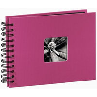 I-00113674 | Hama Spiral-Album Fine Art, 24 x 17 cm, 50 schwarze Seiten, Pink | 00113674 | Foto & Video