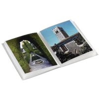 Hama Mini-Einsteck-Album La Fleur, für 40 Fotos im Format 10x15 cm, Weiß