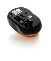 Verbatim Go Nano - Beidhändig - RF Wireless - 1600 DPI - Orange